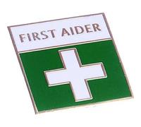 bluedot 5775 First-Aid Badge with Pin & Catch,Multicolor, 2.5 x 2.5 x 1.1 centimetres