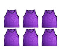 Bluedot Trading Kids 6 Sports Pinnies Vest - Purple, Youth