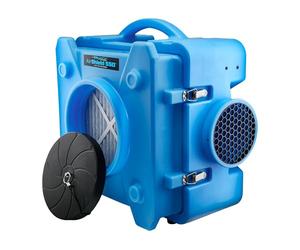 BlueDri BD-AS-550-BL Negative Machine Airbourne Cleaner HEPA Scrubber Water Damage Restoration Equipment Air Purifier, Blue