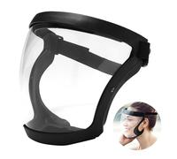BlueEour Full Face Shield, Dust Mask Anti-fog Protective Face Shield, Adjustable Breathable Face Shield, Universal Clear Face Mask with Replaceable Filter Cotton for Daily Activities and Working