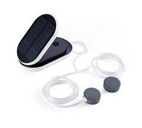 BlueEour Solar Pond Oxygenator, 3 Working Modes Solar Aerator Pump, Solar/USB Oxygen Pump with 3600 mAh Battery, Quiet Aquarium Air Pump for Pond Garden Outdoor Fishing Seafood Transportation