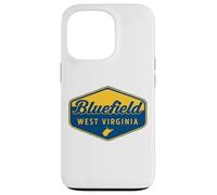 Bluefield West Virginia Retro Badge Design Southern WV Art Case for iPhone 13 Pro
