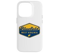 Bluefield West Virginia Retro Badge Design Southern WV Art Case for iPhone 14 Pro