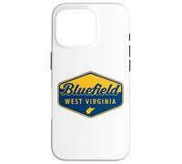 Bluefield West Virginia Retro Badge Design Southern WV Art Case for iPhone 16 Pro