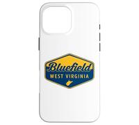 Bluefield West Virginia Retro Badge Design Southern WV Art Case for iPhone 16 Pro Max