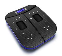 Bluefin Fitness SUUV Foot Massager | Pain Relief Massager | Multi-Speed, Different Vibration Modes | Improve Circulation | Remote Controlled | Varicose Veins&Plantar Fasciitis | at-Home Workout, Black