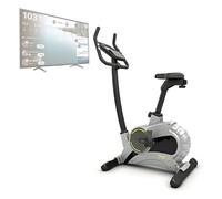 Bluefin Fitness TOUR 5.0 Exercise Bike | Home Gym Equipment | Exercise Machine | Spin Bike | Kinomap | Live Video Streaming | Video Coaching & Training | Bluetooth | Smartphone App | Black Grey Silver