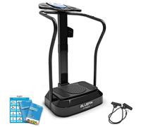 Bluefin Fitness Vibration Plate | Pro Model | Upgraded Design With Silent Motors | Comes with Built in Speakers Black