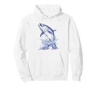 Bluefin Tuna Ocean Sea Tuna Motif Artwork Sea Ocean Animal Pullover Hoodie