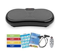 Bluefin® Vibration Plate Exercise Machine for Weight Loss, Toning & Lymphatic Drainage, Full Body Vibrating Platform with 180 Intensity Levels + 5 Programs for Home Fitness