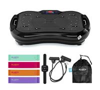 Bluefin® Vibration Plate Exercise Machine for Weight Loss, Toning & Lymphatic Drainage, Full Body Vibrating Platform with 180 Intensity Levels + 5 Programs for Home Fitness