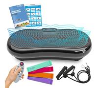 Bluefin Fitness Ultra Slim Vibration Plate | Lose Fat & Tone Up at Home | 5 Programs + 180 Levels | Bluetooth Speakers | Easy Storage | Sleek UK Design