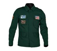 Bluefinch Fashions Silent Green Hill 2 Lightweight Cotton Jacket for Men (UK, Alpha, M, Regular, Regular, Green)