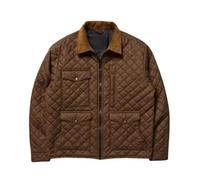 Bluefinch Fashions Yellow-stone John Datton Season 4 Quilted Brown Cotton Jacket For Men’s (UK, Alpha, XXL, Regular, Regular, Brown)