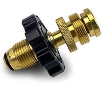 BLUEFIRE Universal Fit Propane Tank Adapter Convert POL QCC1 Type 1 to CGA 600 Devices Torch Burner Heater Connect 20 lb LP Service Valve to Appliance Tools Fuel on 1lb Handheld MAPP MAP Gas Cylinder