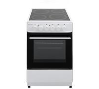 BlueFlame KCF 1000.50 50 cm VitroCeramic Freestanding Electric Cooker - White