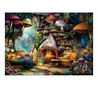 Blueforest 1000 Piece Jigsaw Puzzle for Adults - Magical Forest Living Room Scene, Intermediate Difficult Puzzle with Premium Cardboard, 27.5"x19.7" Size for Relaxation, Family Bonding & Gifting
