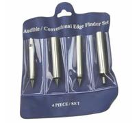 BLUEFOX TOOLS Edge Finder Center Finder 4 pc Set Single/Double End Wiggler Mill CNC