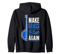 Bluegrass Banjo Zip Hoodie