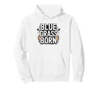 Bluegrass Born Appalachian Banjo Heritage Pullover Hoodie