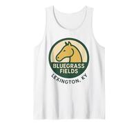 Bluegrass Fields Shirt Kentucky Horse Head Farm Circle Tank Top