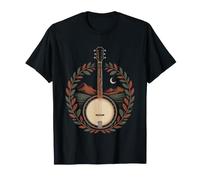 Bluegrass Music Fan Who Finds Therapy Banjo Old Time Tunes T-Shirt