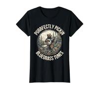 Bluegrass Music Funny Bear Playing Banjo Player Festival Value Graphic T-Shirt