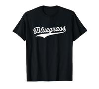 Bluegrass - Retro University Aesthetic Sports Value Graphic T-Shirt, Men, Black, XL