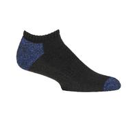 Blueguard Socks 1 Pack Mens Work Heavy Duty Ankle Socks with Reinforced Heel & Toe - 4-8 UK - Black