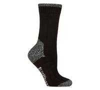 Blueguard Socks Ladies Crew Heavy Duty Boot Socks | Long Lasting Gardening Socks - 4-8 UK - Black