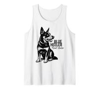 Blueheelerdog Heart Stealer Love Dog Design Tank Top