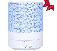 BlueHills 2500 ML XL Essential Oil Diffuser Aroma Humidifier with Timer for Large Home Decor Baby Rooms Big Huge 2.5 L Capacity Long Run Color Changing Lights with Decorative Design - F002