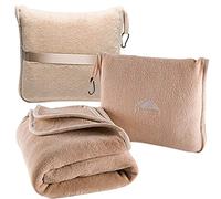 BlueHills Travel Pillow Blanket Compact Large T005