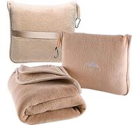 BlueHills Travel Pillow Blanket Compact Large T005