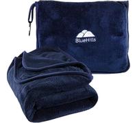 BlueHills Travel Pillow Blanket Compact Large Tall Large T051