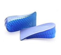 Bluelans® 1 Pair of Unisex Silicone Height Increase Inserts Insoles Shoe Pads Heel Lifts (Random Color)