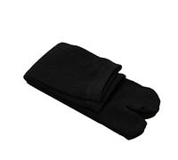 Bluelans® 1 Pair of Unisex Strechy 2-Toe Socks Flip Flop Socks Tabi Socks Geta Socks Ninja Sandal Socks (Black)