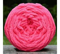 Bluelans® 100% Acrylic Soft Chunky Yarn Knitting Wool 100g, Available in 17 Colours (Dark Pink)