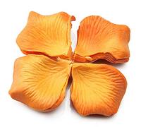 Bluelans® 1000 x Orange Silk Rose Petals Confetti Party Wedding Table Scatter Decoration (Orange)