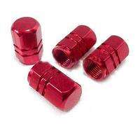 Bluelans® 4X Tire Wheel Rims Stem Air Valve Caps Tyre Cover Car Truck Bike Aluminum (Red)