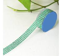 Bluelans® Acrylic Self Adhesive Diamantes Stick On Rhinestone Gems Tape for Scrapbooking Craft (Green)