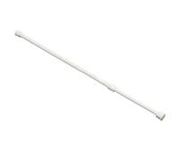 Bluelans® Aluminium Extendable Telescopic Tension Rod, For net curtains or lightweight voiles (70-120 cm, White)