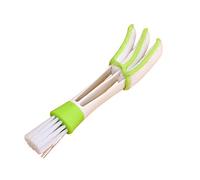 Bluelans® Computer Keyboard Cleaning Brush, Triple Venetian Blind Cleaner, Washable Microfibre Fabric Duster for Air Conditioner, Blinds