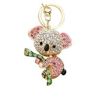 Bluelans Cute Rhinestone Inlaid Koala Pendant Keychain Car Key Ring Holder Bag Charm