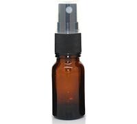 Bluelans® Empty Amber Glass Spray Bottle - 30ml Refillable Container Great For Essential Oils, Cleaning Products, Homemade Cleaners, Aromatherapy, Beauty Treatments - Durable Black Mist Spray (30ml)