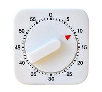 Bluelans® Kitchen Craft Wind Up 60 Minute Mechanical Timer, White