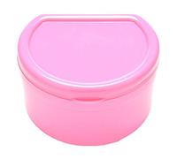 Bluelans® New Health Dental Orthodontic Retainer Box Mouthguard Denture Storage Case bient (Pink)