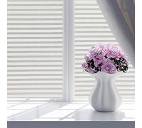 Bluelans® Non-Adhesive No-Glue Window Film Decorative Privacy Static Clings Flower Pattern Frosted Glass Window Film Sticker 45CM x 100CM for Home Bathroom Kitchen Office (45 * 100cm, Strip)