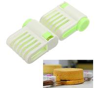 Bluelans Portable DIY Cake Bread Cutter Leveler 5 Layers Slicer Cutting Fixator Tools (Random Colour)