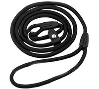 Bluelans® Pro Pet Dog Nylon Rope Adjustable Training Leash Slip Lead Strap Traction Collar (Black)